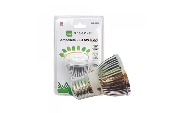 Ampolleta Led Dicroica 5w E-27 Calida 220v-