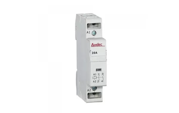 Contactor Modular Aoelec 20 Amp 2na Bob 220v
