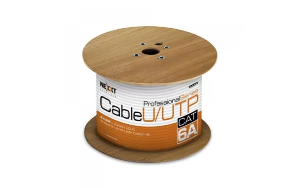 Cable Utp Cat 6 Unifilar Caja 305m 4 Pares 100% Cobre Azul Nexxt