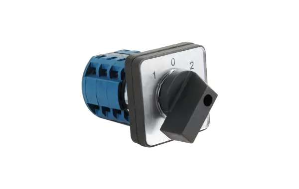 Conmutador-selector Embutido (1-0-2) 3x63 Amp