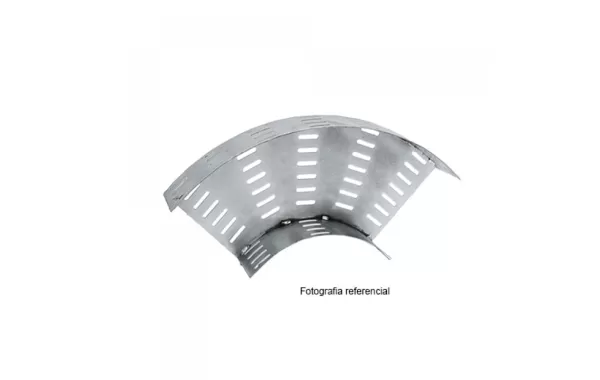 Curva Bandeja Escalerilla Horizontal Ranurada 300x50mm