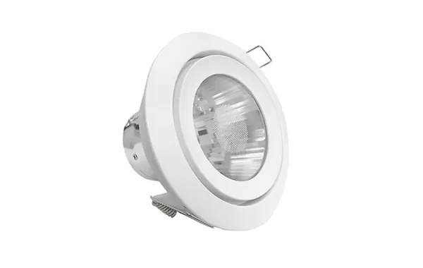 Foco Empotrado Con Vidrio Reflector Retraido Gu10 Blanco