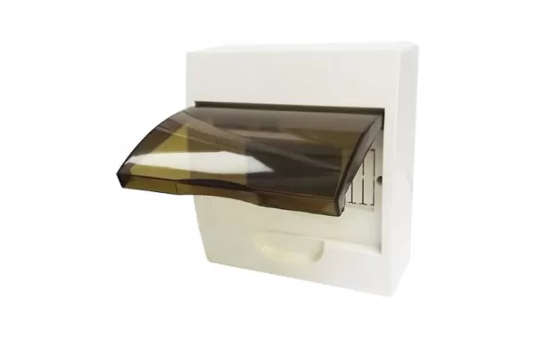 Tablero Plastico Sobrepuesto 8 Circuitos P/ Transparente-globaltronic