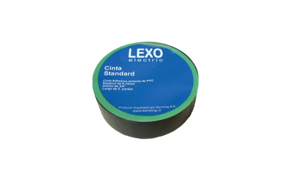 Cinta Plastica 20 Mts. Negra Lexo