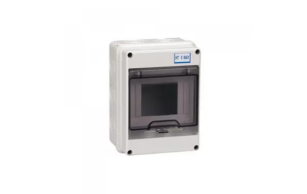 Tablero Plastico Sobrepuesto 5 Circuitos P/ Trans - Gol Electric