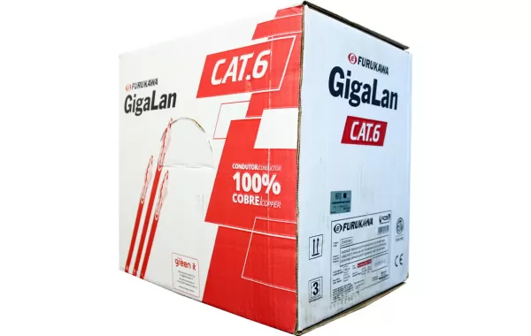 Cable Utp Gigalan 24awgx4p Cat 6 Caja 305m Furukawa