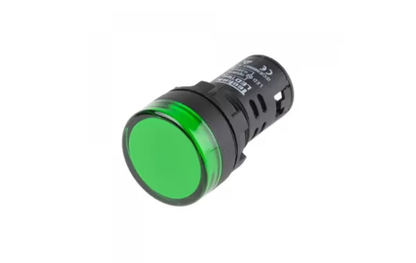 Luz Piloto Led 22mm Verde 220v - Bekam