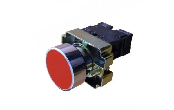 Pulsador Parada Rojo 22mm 1nc-tun