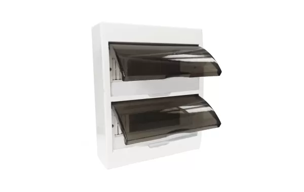 Tablero Plastico Sobrepuesto 24 Circuitos P/ Transparente Tkl