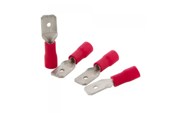 Terminal Macho Paleta 18-22awg Rojo