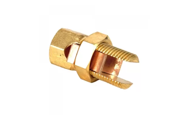 Conector Bronce Perno Partido C/espiga 1/0 Awg