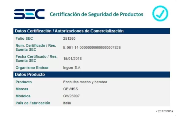 Enchufe Macho Volante Blanco 10a 2p+t Pipa Gewiss Gw28007