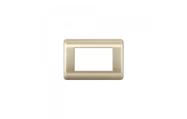 Placa Habit21 Bronce Iridium 3 Puestos Schneider Mwd082427113