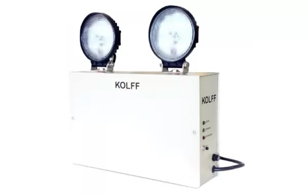 Lampara De Emergencia 2 Focos Led 2x8w Kolff Ref Et-2002 Led