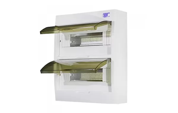 Tablero Plastico Sobrepuesto 24 Circuitos P/ Transparente