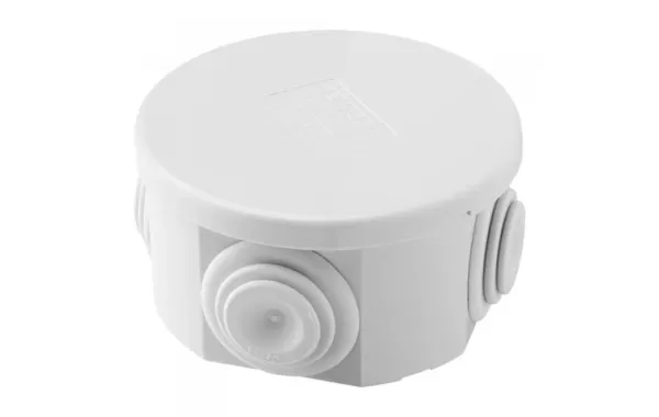 Caja Estanca 65x35mm Con Cono Ip40 Libre Halogeno Gewiss Ref Gw44001