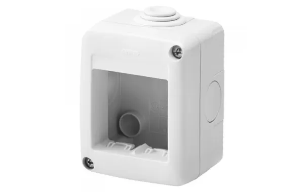 Caja Estanca Sobrepuesta 2 Modulo Ip40 Libre Halogeno Gewiss Ref Gw27002