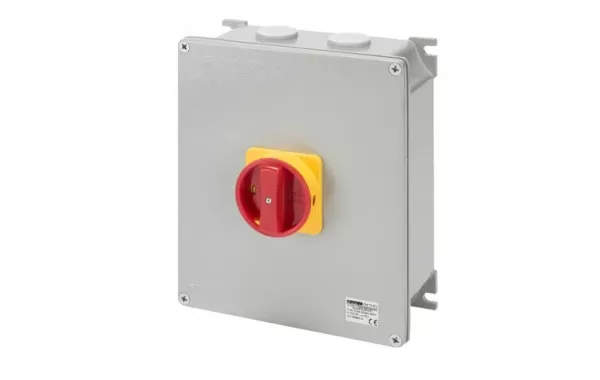 Interruptor Rotatorio Sobrepuesto 4p 125a Ip65 M/roja Gewiss Ref Gw70577