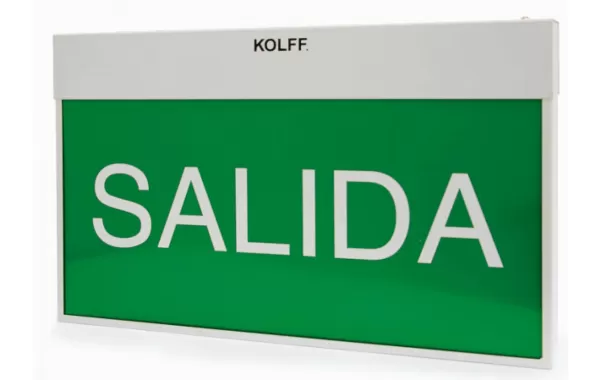 Señaletica Salida Dos Caras Emergencia De Led Bigled Kolff