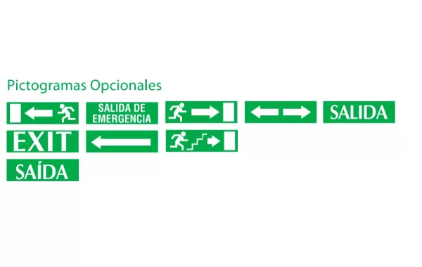 Señaletica Salida Dos Caras Emergencia De Led Bigled Kolff