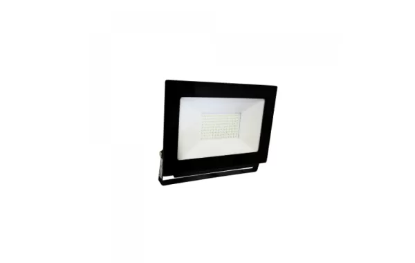 Foco Reflector Led Slim 150w Negro Luz Fria Multichip Vkb