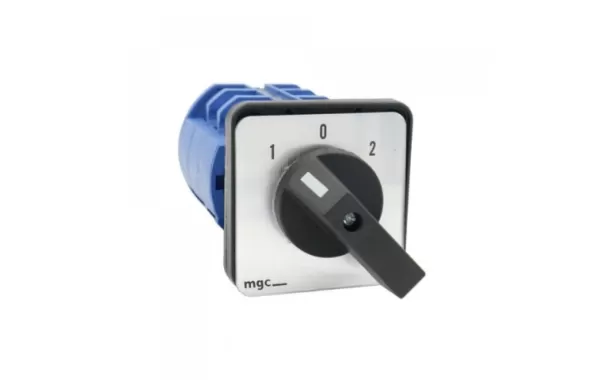 Conmutador-selector Embutido (1-0-2) 3x25amp Lexo