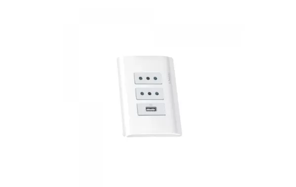 Enchufe Doble 10amp + Usb Blanco Genesis Schneider Mwd69950
