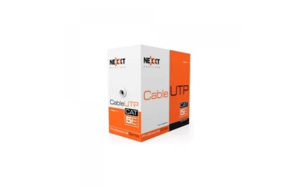 Cable Utp Cat 5 Unifilar Caja 305m 100%cobre Azul Nexxt