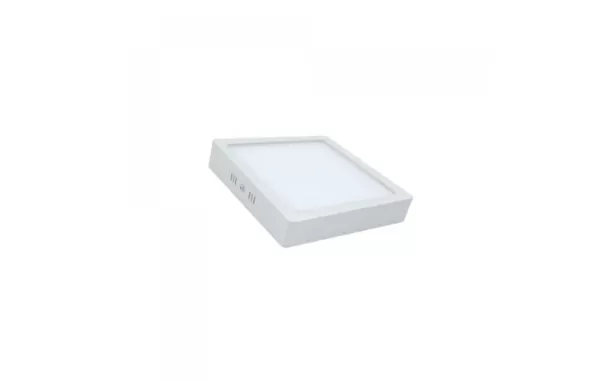 Panel Sobrepuesto Led Cuadrado 6w Blanco Empavonado Luz Fria Vell.max