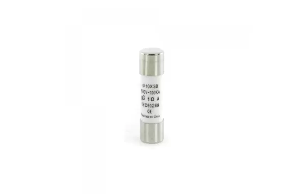 Fusible De Loza 10a 10x38mm 100ka 500v-lexo