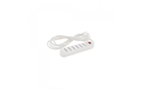 Alargador Multiple 6 Pos 3mts Blanco - Lexo