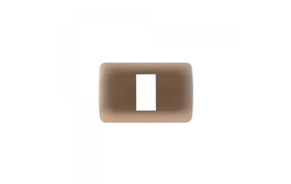 Placa Ciega Titanio Lexo