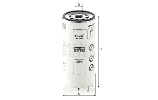 Filtro Decantador De Agua FILTRO DIESEL MOTOR Cummins QSL8.9 JAC PL420 Filtro Decantador De Agua FILTRO DIESEL MOTOR Cummins QSL8.9 JAC PL420