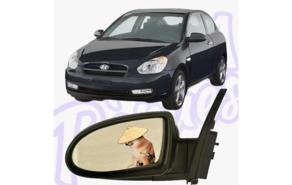 Espejo izquierdo para hyundai accent 2006 2010 1.4 1.5 1.6 Espejo izquierdo para hyundai accent 2006 2010 1.4 1.5 1.6