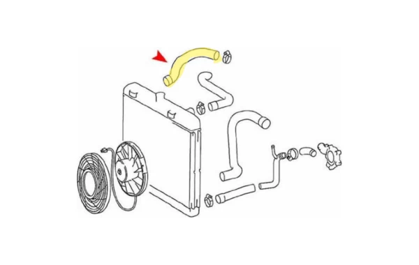 Mangueras De Radiador Para MERCEDES BENZ 280CE 1981-1982 2.8L L6 2778cc - Mangueras De Radiador | ClickRepuestos