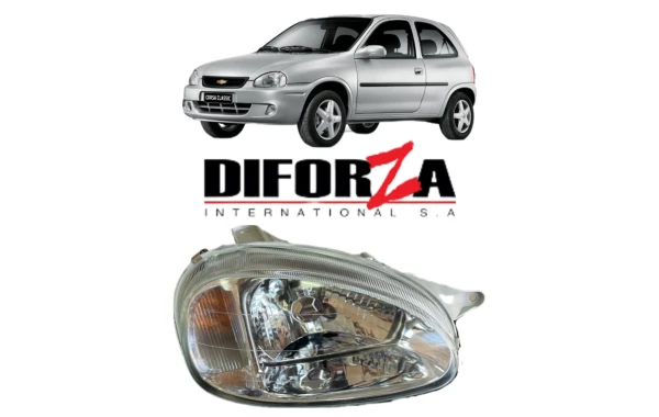 Optico Derecho Para CHEVROLET CORSA 2000-2009 1.4-1.6