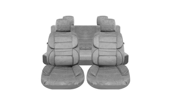 77jx-161004g Cubreasiento Grueso De Felpa Gris 8 Piezas 77jx-161004g Cubreasiento Grueso De Felpa Gris 8 Piezas
