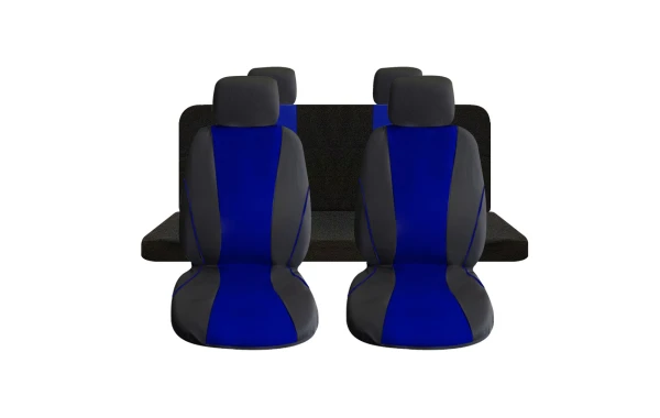Cubreasiento De Poliester Negro Azul Cubreasiento De Poliester Negro Azul