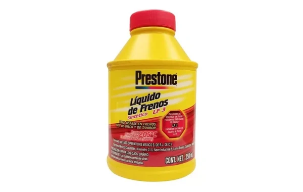 Líquido De Freno LIQUIDO DE FRENOS SINTETICO LF 3 350 ML - PRESTONE Líquido De Freno LIQUIDO DE FRENOS SINTETICO LF 3 350 ML - PRESTONE