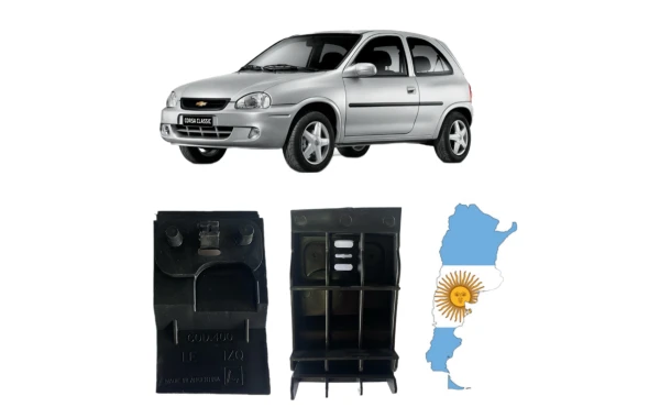 Mensula Guia Parachoque Para OPEL CORSA 1993-1999 1.4-1.6 Mensula Guia Parachoque Para OPEL CORSA 1993-1999 1.4-1.6