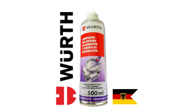 Limpia Inyectores Limpiador De Admision Gasolina 500ml WURTH Limpia Inyectores Limpiador De Admision Gasolina 500ml WURTH