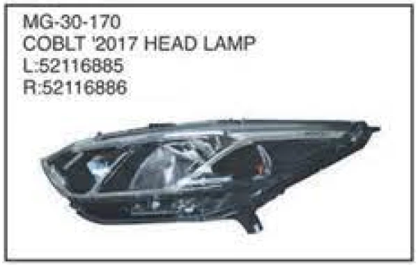 Optico izquierdo para chevrolet cobalt