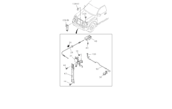 Piola Capot Para CHEVROLET D-MAX