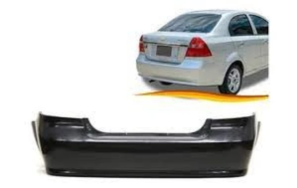 Parachoque trasero para chevrolet aveo 2007 2016