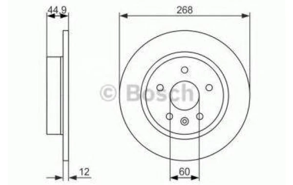 Disco De Freno Para CHEVROLET CRUZE