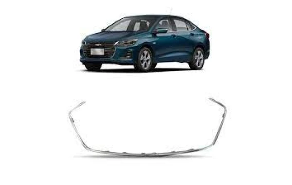 Moldura de mascara para chevrolet onix 2021