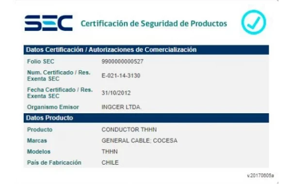 Cable Thhn 14 Awg Verde