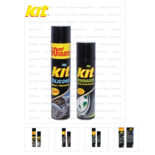 Kit Silicona + Renovador Neumaticos 420/360 Ml
