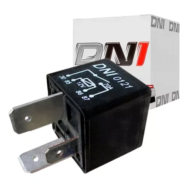 Reley Auxiliar Potencia 12v 70amp 4 Patas Dni