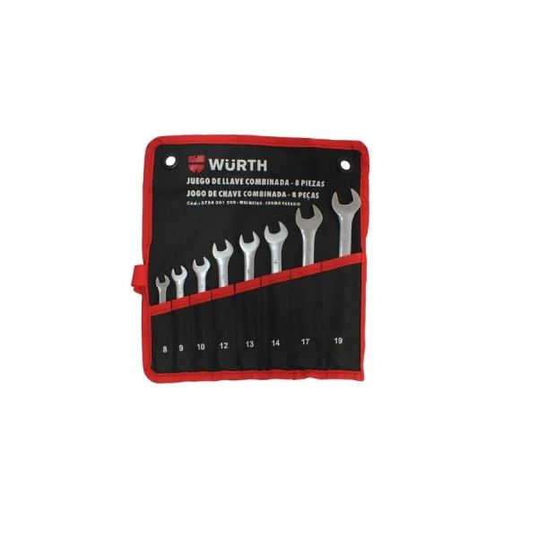 Llave Punta Y Corona 8 Piezas Wurth